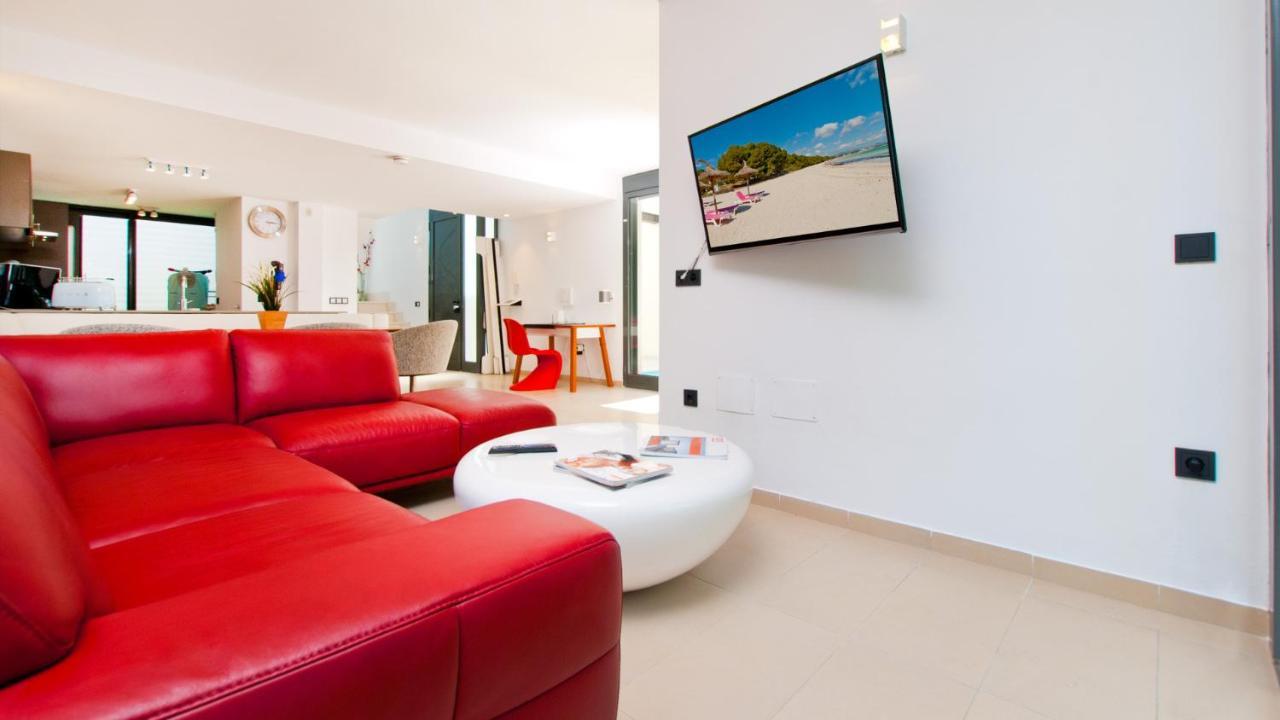 Villa Pam Beach House Playa De Muro - 200M To Beach With Hot Tub アルクディア エクステリア 写真